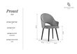 Tool Interieurs86 Proust 89, hall hind ja info | Söögilaua toolid, köögitoolid | kaup24.ee