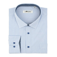 Рубашки мужские NORDIC, прямой силуэт - с длинным рукавом цена и информация | Мужские рубашки | kaup24.ee