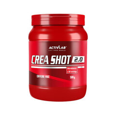 Toidulisand ActivLab Crea Shot 2.0, 500 g hind ja info | Muud toidulisandid ja preparaadid | kaup24.ee