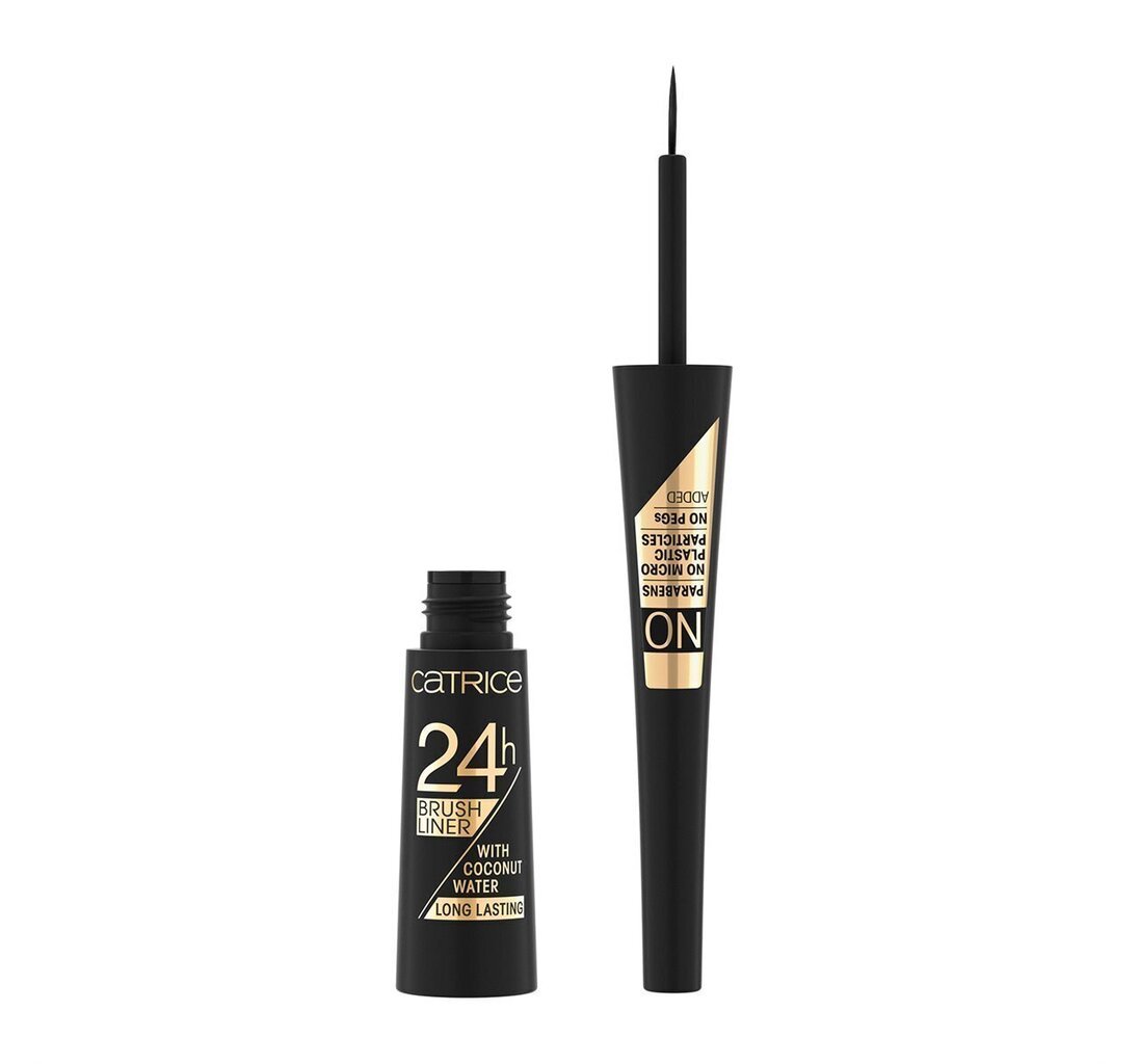 Silmakontuurpliiats Catrice 24h 3 ml, 010 Ultra Black цена и информация | Ripsmetušid, lauvärvid, silmapliiatsid, seerumid | kaup24.ee