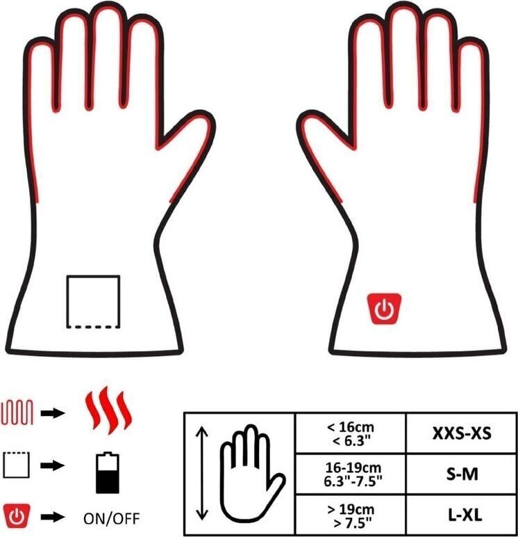 Soojendusega universaalsed kindad Glovii XS/XXS hind ja info | Muu matkavarustus | kaup24.ee