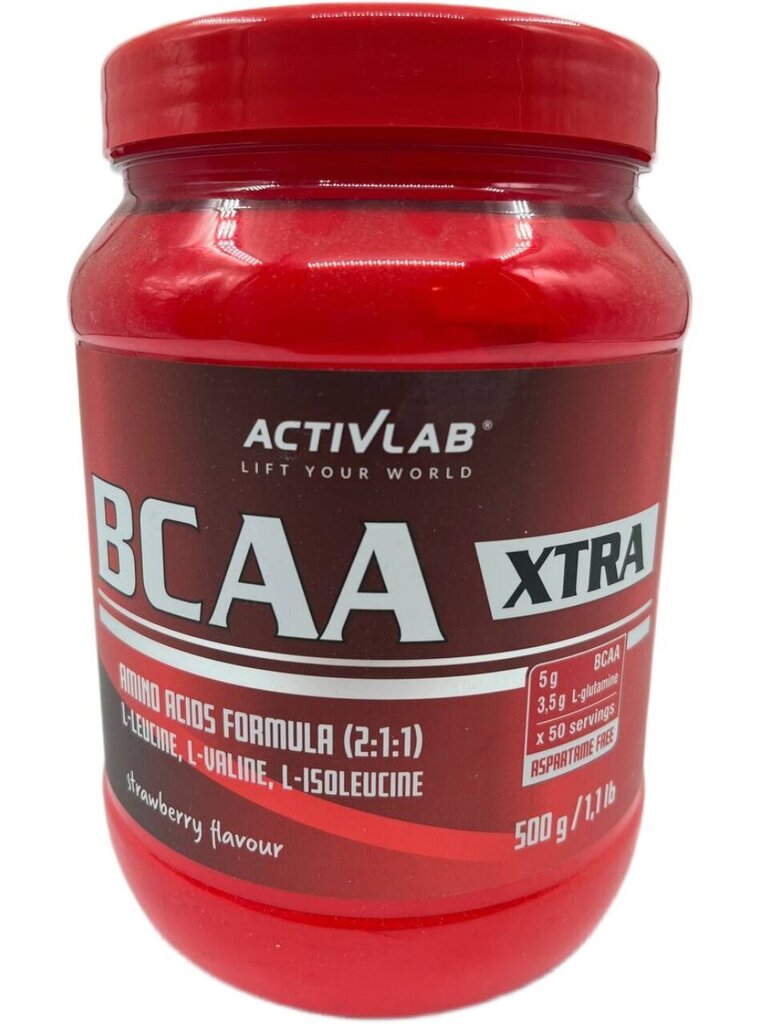 Toidulisand ActivLab BCAA Xtra, 500 g hind ja info | Aminohapped | kaup24.ee