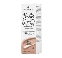 Увлажняющая тональная основа Essence Pretty Natural, 30 мл, 240 Warm Honeycomb цена и информация | Пудры, базы под макияж | kaup24.ee