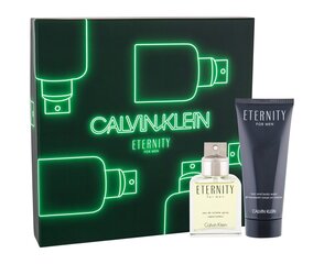 Komplekt meestele Calvin Klein Eternity: EDT meestele 50 ml + keha- ja juuste pesugeel 100 ml цена и информация | Мужские духи | kaup24.ee