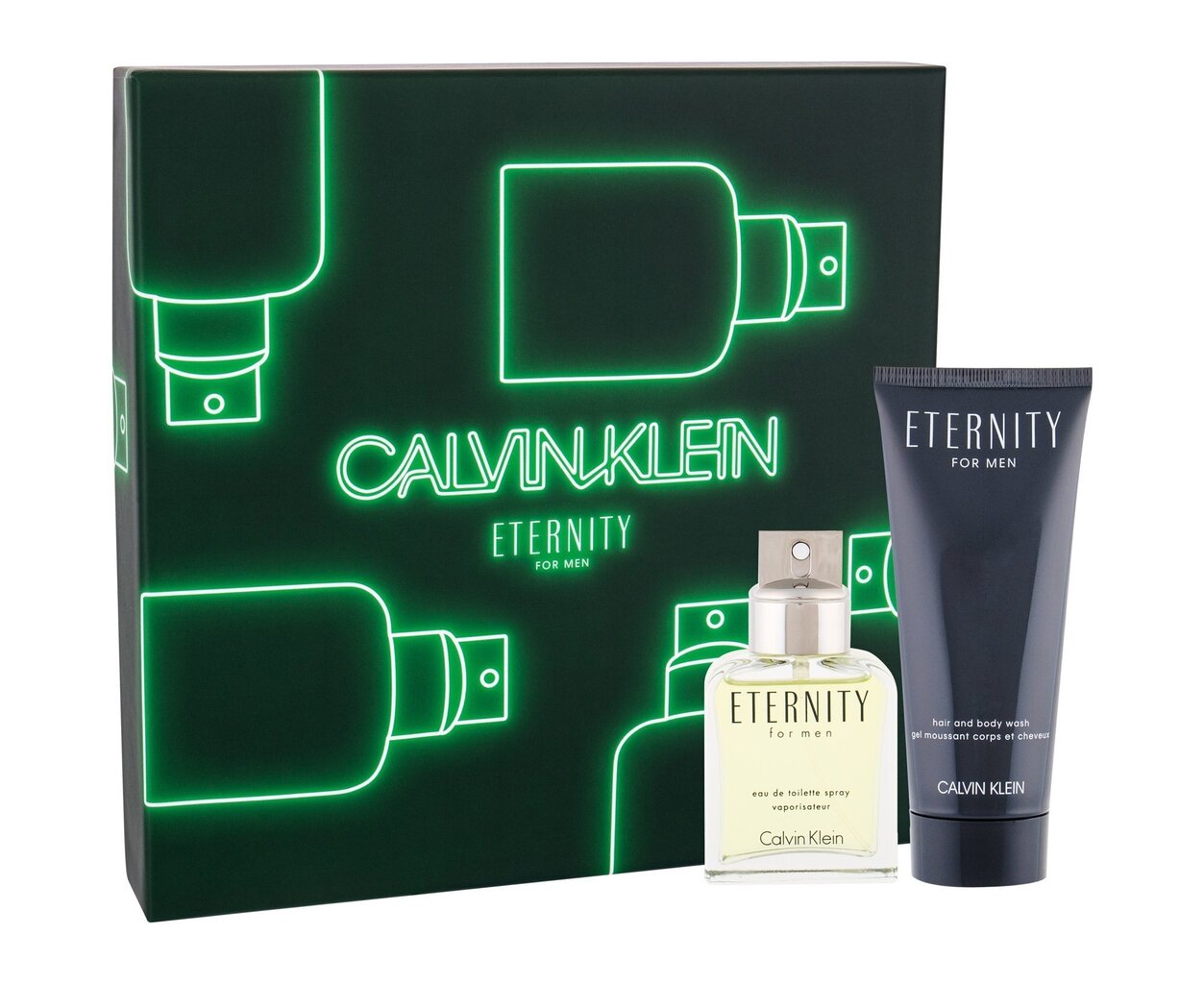 Komplekt meestele Calvin Klein Eternity: EDT meestele 50 ml + keha- ja juuste pesugeel 100 ml hind ja info | Meeste parfüümid | kaup24.ee