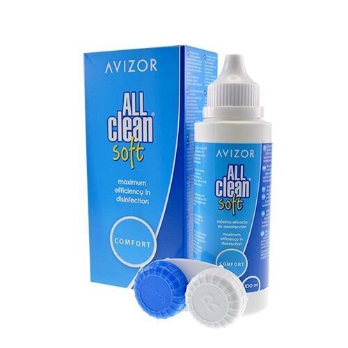Läätsevedelik All Clean Soft 100 ml hind ja info | Läätsevedelikud | kaup24.ee