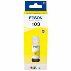 Tindikassett Epson 103 EcoTank (C13T00S44A), kollane hind ja info | Tindiprinteri kassetid | kaup24.ee