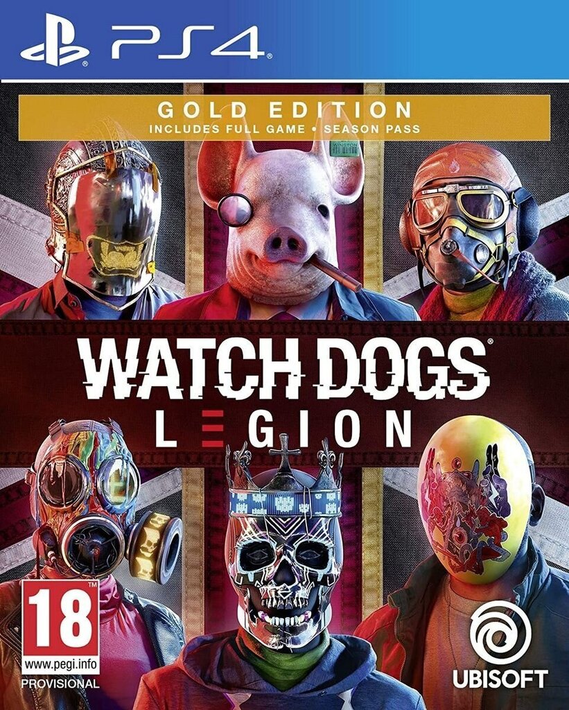 PS4 Watch Dogs Legion Gold Edition incl. Season Pass цена и информация | Arvutimängud, konsoolimängud | kaup24.ee