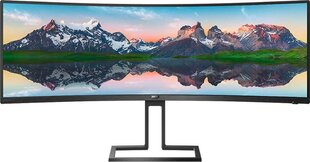 32:9 SuperWide curved LCD monitor PHILIPS 498P9/00 цена и информация | Мониторы | kaup24.ee