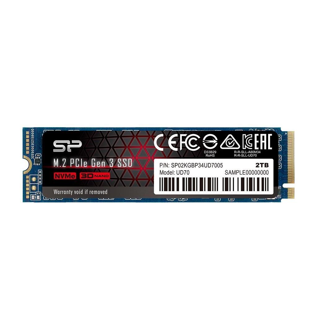 Silicon Power SP02KGBP34UD7005 цена и информация | Sisemised kõvakettad (HDD, SSD, Hybrid) | kaup24.ee