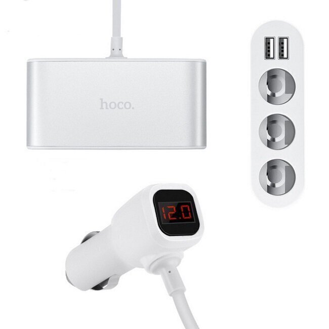 Hoco Z13 LCD One-Pull-Three, micro USB hind ja info | Mobiiltelefonide laadijad | kaup24.ee