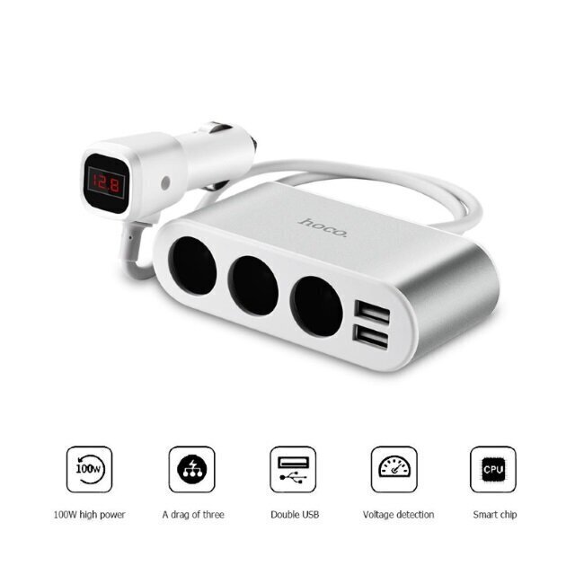 Hoco Z13 LCD One-Pull-Three, micro USB hind ja info | Mobiiltelefonide laadijad | kaup24.ee