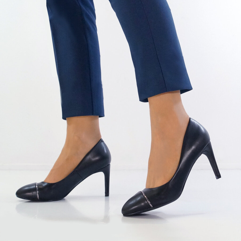 Mustad kingad kontsaga hind ja info | Naiste kingad | kaup24.ee