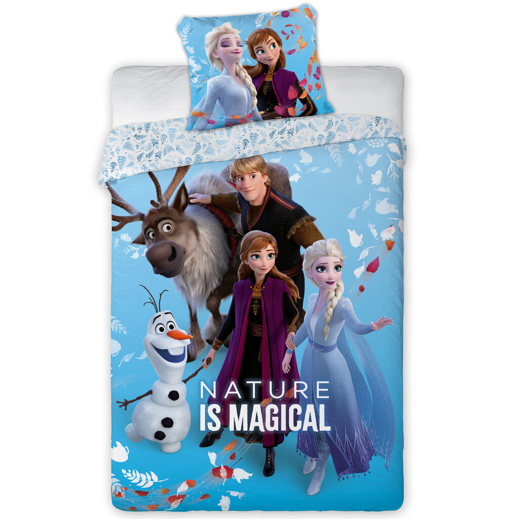 Laste voodipesukomplekt Frozen 140x200, 2-osaline hind ja info | Beebide ja laste voodipesu | kaup24.ee