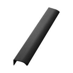 Profiilkäepide Beslag Design Edge Straight 350 mm, matt must цена и информация | Ручки для мебели | kaup24.ee