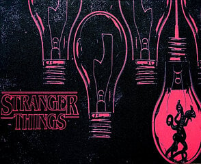 Stranger Things, must/punane цена и информация | Мыши | kaup24.ee