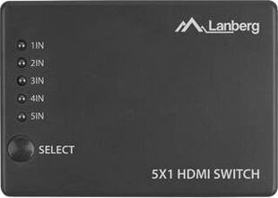 Lanberg SWV-HDMI-0005 цена и информация | Коммутаторы (Switch) | kaup24.ee