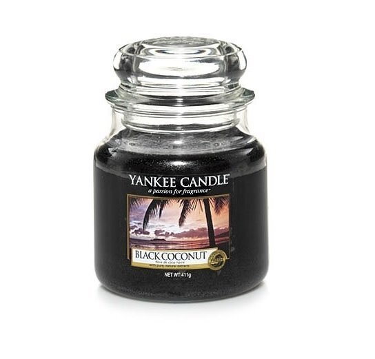 Lõhnaküünal Yankee Candle Black Coconut 411 g hind ja info | Küünlad, küünlajalad | kaup24.ee