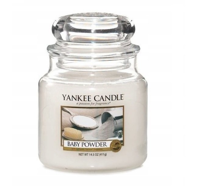 Lõhnaküünal Yankee Candle Baby Powder 411 g hind ja info | Küünlad, küünlajalad | kaup24.ee