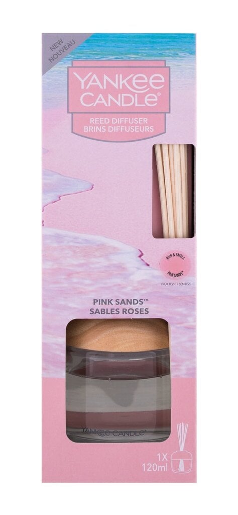 Kodulõhn pulkadega Yankee Candle Pink Sands, 120 ml hind ja info | Kodulõhnastajad | kaup24.ee