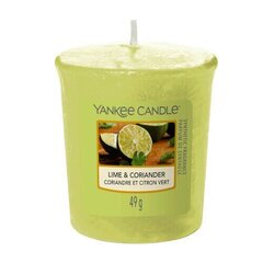 Lõhnaküünal Yankee Candle Lime & Coriander 49 g hind ja info | Küünlad, küünlajalad | kaup24.ee