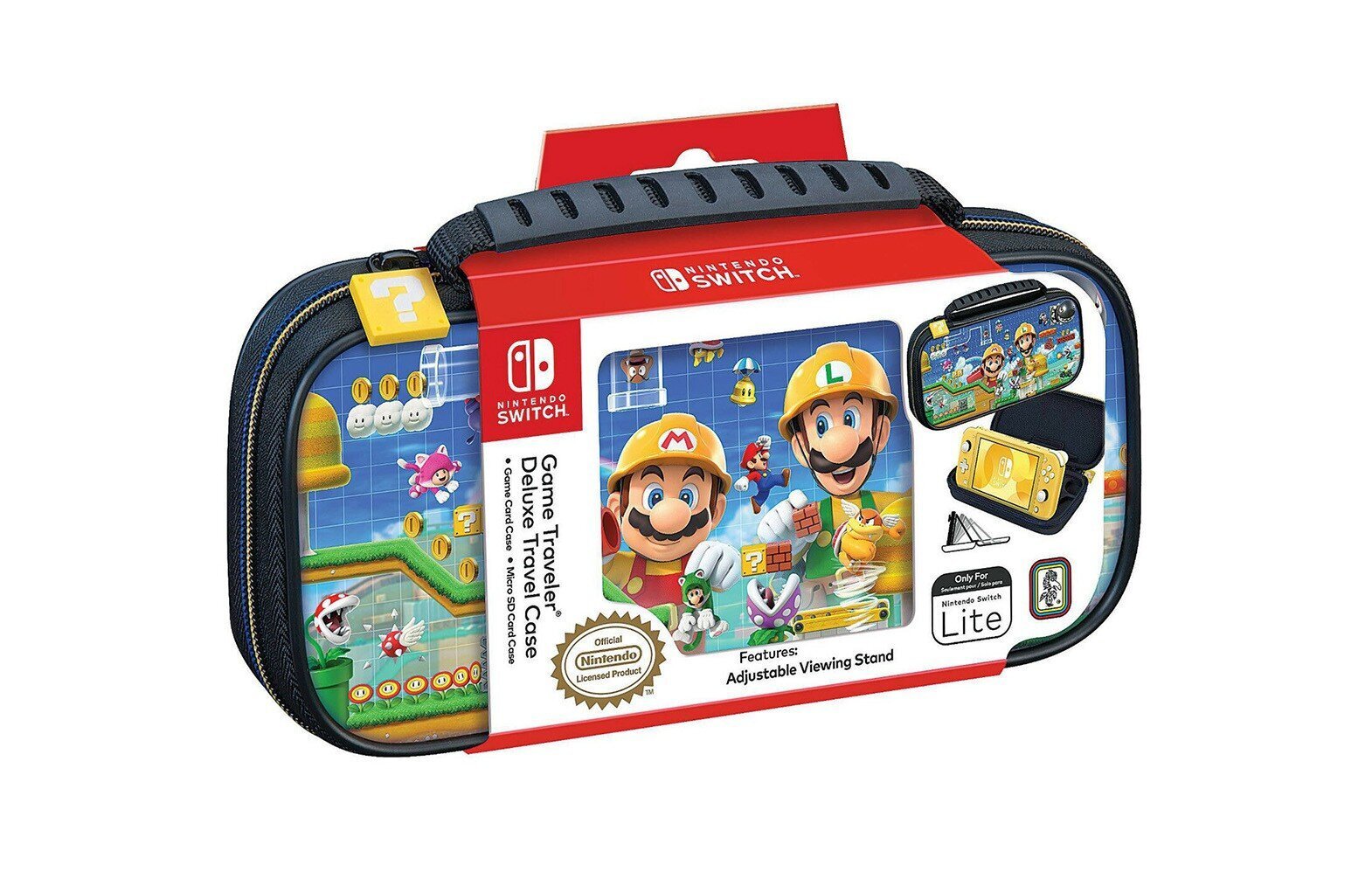 Ümbriskott Game Traveler Deluxe Travel Case Mario Maker 2, sobib Nintendo Switch Lite цена и информация | Mängupuldid | kaup24.ee