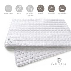 Madratsikate FAM HOME Cotton Touch 90x200 cm цена и информация | Простыни | kaup24.ee