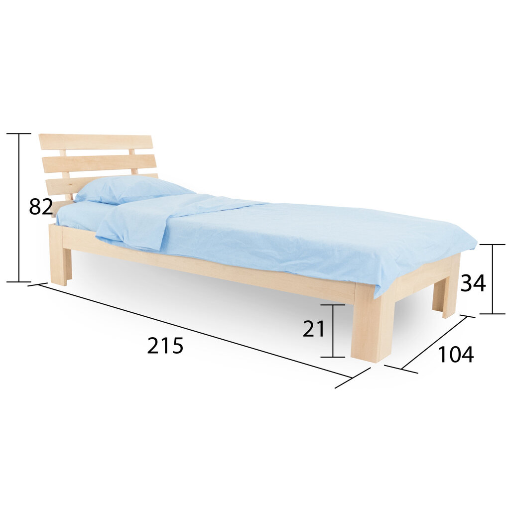 Kasepuidust voodi Tango Plus hind ja info | Voodid | kaup24.ee