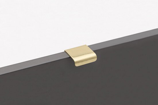 Profiilkäepide Beslag Design Edge Straight 40 mm, harjatud vask hind ja info | Mööbli käepidemed | kaup24.ee