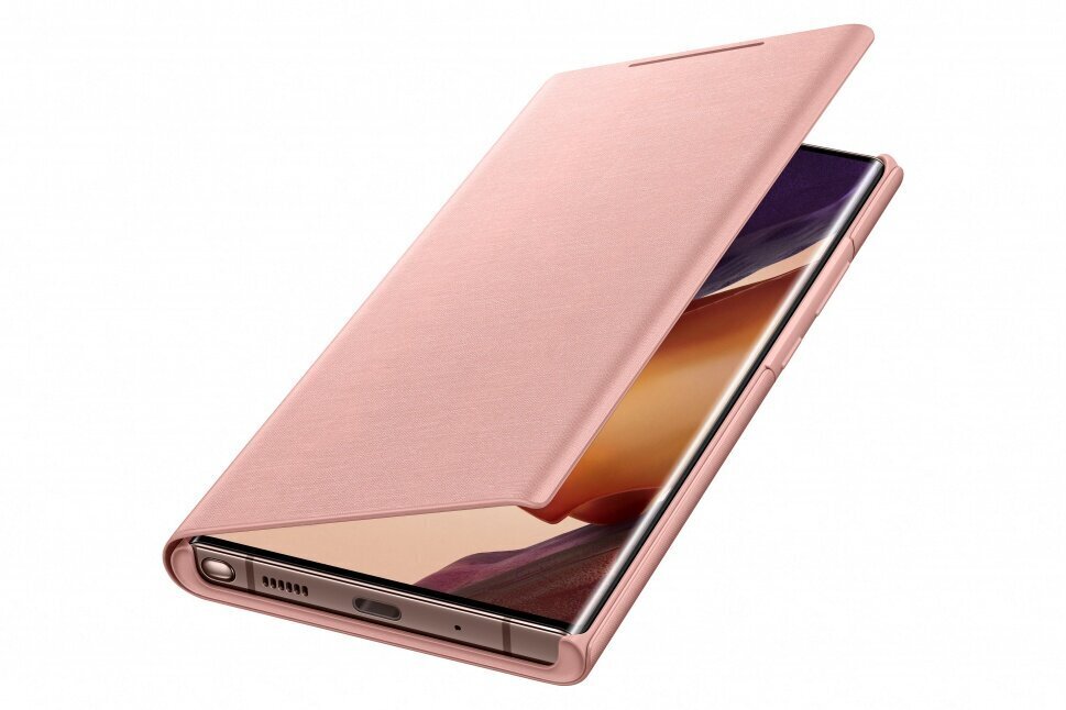 EF-NN980PAE Samsung LED Flipcover pro Galaxy Note 20 Mystic Bronze hind ja info | Telefoni kaaned, ümbrised | kaup24.ee