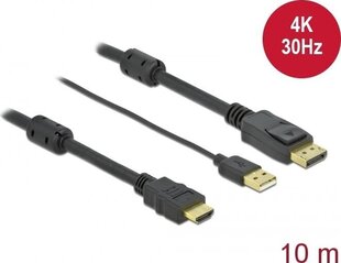 Delock 85968, DisplayPort, 10 m цена и информация | Кабели и провода | kaup24.ee