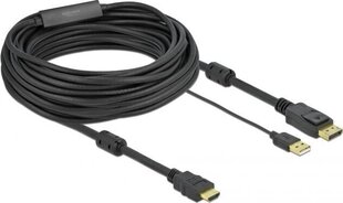 Delock 85968, DisplayPort, 10 m цена и информация | Кабели и провода | kaup24.ee