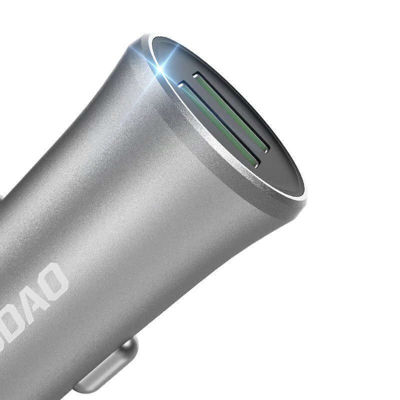 Laadija Dudao 3,4A Universal Smart Car Charger 2x USB, punane hind ja info | Mobiiltelefonide laadijad | kaup24.ee