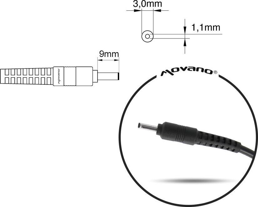 Mitsu 19V, 3.16A, 60W hind ja info | Sülearvutite laadijad | kaup24.ee