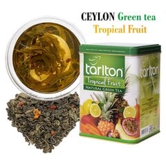 Tseiloni Roheline suureleheline tee - TROPICAL FRUIT - Ceylon Green tea, TARLTON, 250g hind ja info | Tee | kaup24.ee