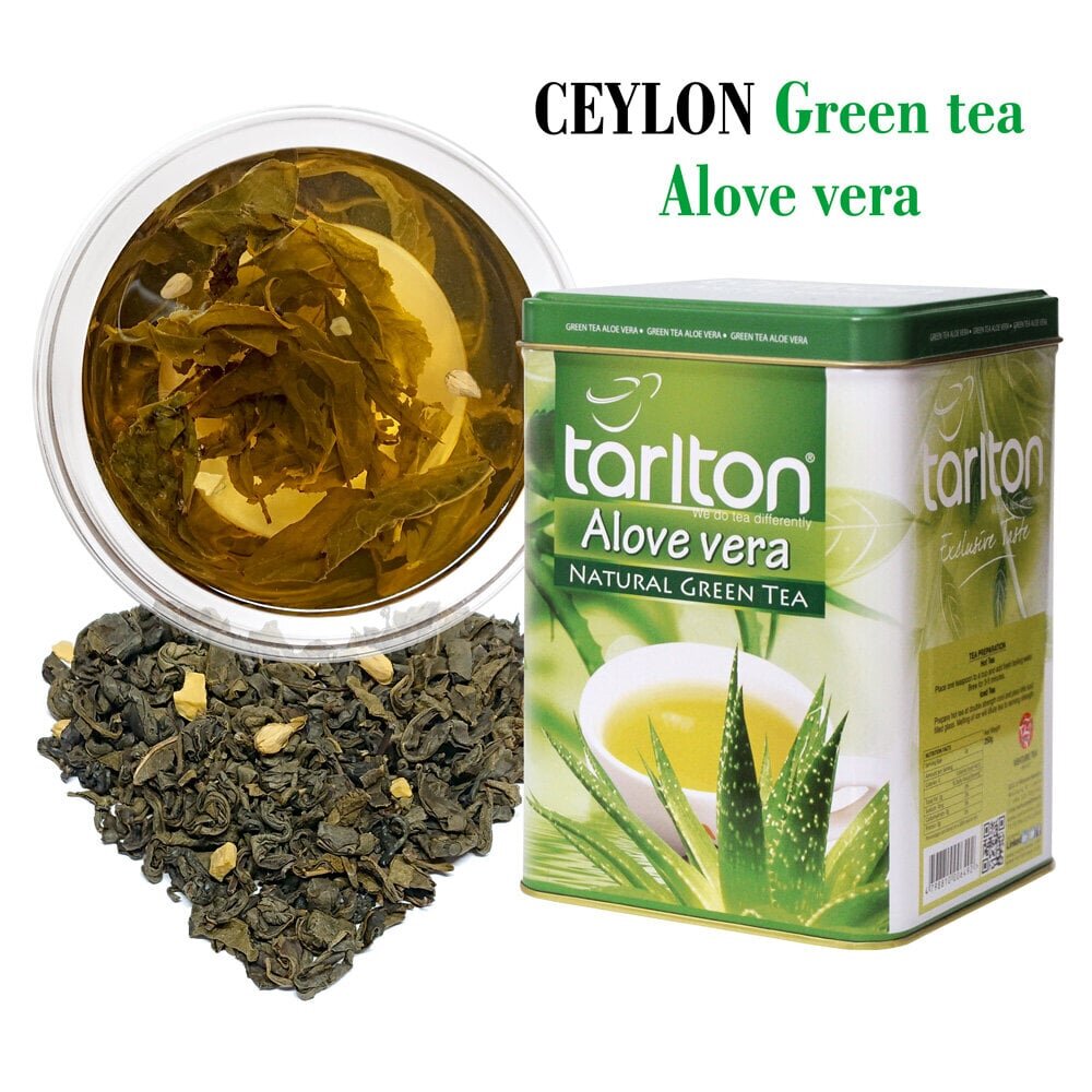 Tseiloni Roheline suureleheline tee - ALOVE VERA - Ceylon Green tea, TARLTON, 250g цена и информация | Tee | kaup24.ee