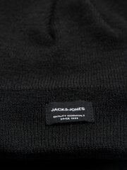 Шапка мужская Jack & Jones, черная цена и информация | Мужские шарфы, шапки, перчатки | kaup24.ee