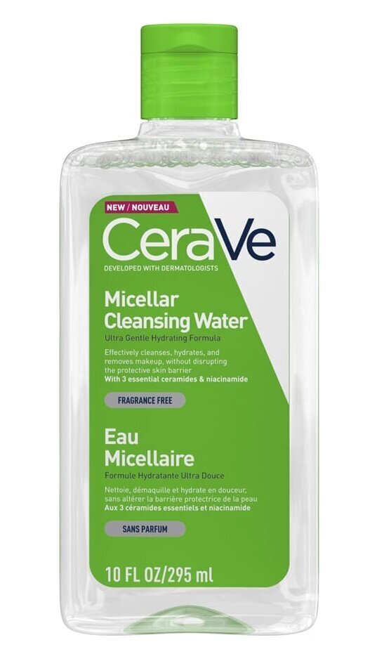 Puhastav mitsellaarvesi CeraVe Micellar Cleansing Water 295 ml цена и информация | Näopuhastusvahendid | kaup24.ee