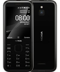 Nokia 8000 4G, Dual SIM Black цена и информация | Мобильные телефоны | kaup24.ee