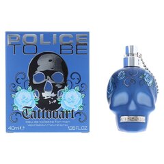 Tualettvesi Police To Be Tattooart For Man EDT meestele 40 ml цена и информация | Мужские духи | kaup24.ee