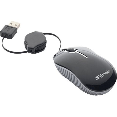 Juhtmega hiir Verbatim Mini Mouse, must hind ja info | Hiired | kaup24.ee