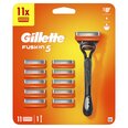 Komplekt Gillette Fusion5: raseerija + raseerimispead 11 tk