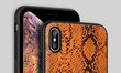 Devia Python Silicone Back Case Apple iPhone XS Max Brown hind ja info | Telefoni kaaned, ümbrised | kaup24.ee