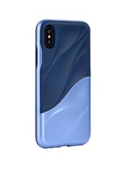 Devia Wave Силиконовый Чехол для Apple iPhone X / XS Синий цена и информация | Чехлы для телефонов | kaup24.ee