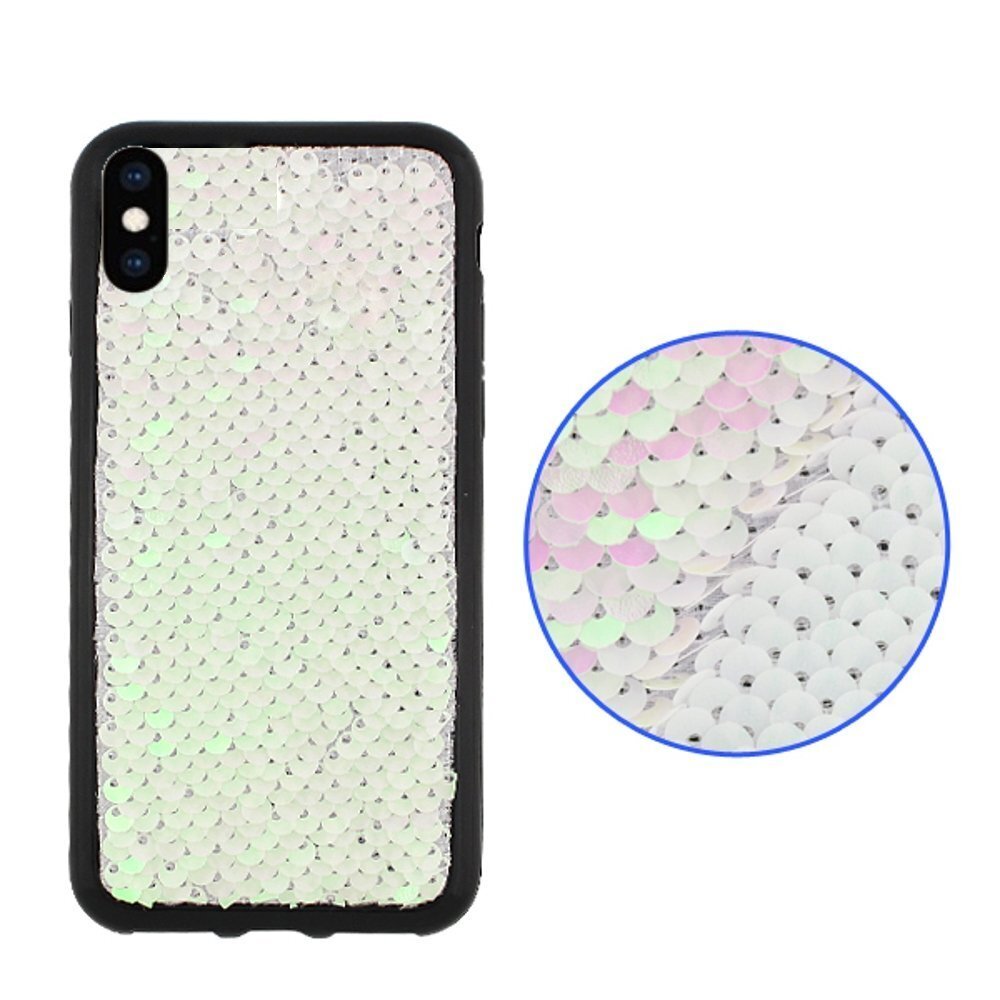 Mocco Magic Silicone Back Case For Apple iPhone XS / X Silver hind ja info | Telefoni kaaned, ümbrised | kaup24.ee