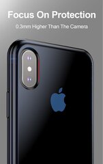 Dux Ducis Light Case Premium High Quality and Protect Silicone Case For Apple iPhone 7 / 8 Transparent - Blue цена и информация | Чехлы для телефонов | kaup24.ee
