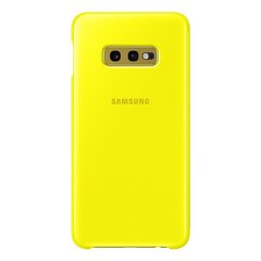 Samsung Clear View Cover EF-ZG970CY для S10e желтый цена и информация | Чехлы для телефонов | kaup24.ee