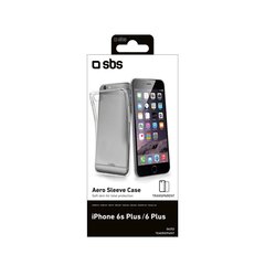 Telefoniümbris SBS Aero Sleeve Case Silicone Case for Apple iPhone 6 Plus / 6S Plus Transparent цена и информация | Чехлы для телефонов | kaup24.ee