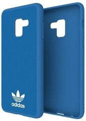 Telefoniümbris Adidas OR Moulded Silicone Case for Samsung A530 Galaxy A8 (2018) Blue (EU Blister) hind ja info | Telefoni kaaned, ümbrised | kaup24.ee