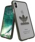 Adidas Clear Case Silicone Case for Apple iPhone X / XS Transparent - Black (EU Blister) цена и информация | Telefoni kaaned, ümbrised | kaup24.ee